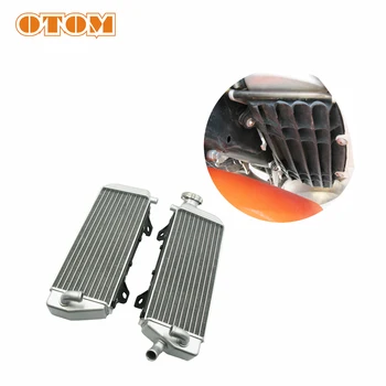 

OTOM Motorcycle Radiator Water Tank Cooler For KTM HUSQVARNA SX125 SXF250 XC250 SX250 FC250 FX350 TC250 TE150 TX Aluminum Alloy