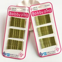 60 шт./лот, золотые заколки для волос, u-образные заколки для волос, заколка для салонов, парикмахерских, Кудрявые, волнистые ручки, прическа, шпилька, заколки для волос