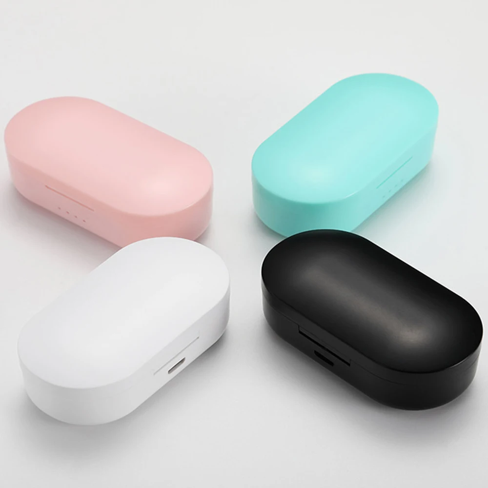 Беспроводные наушники, гарнитура, TWS, Bluetooth 5,0, наушники, HD стерео, шумоподавление, игровые наушники, водонепроницаемые, 350 мАч, внешний аккумулятор