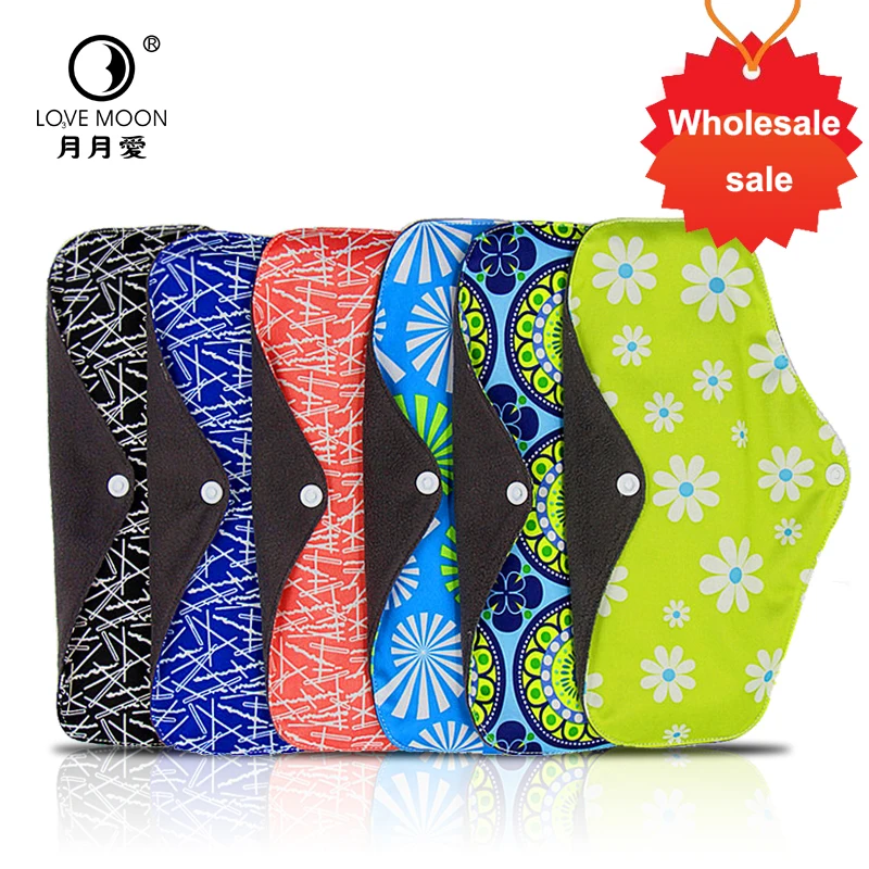 50 шт. многоразовые менструальная пусковая площадка ткань гигиенические салфетки