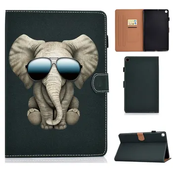 

for Samsung Galaxy Tab S6 Lite Case, Elephant Pattern Flip Stand Tablet Cover for Galaxy Tab S6 Lite 10.4 inch 2020 SM-P610 P615