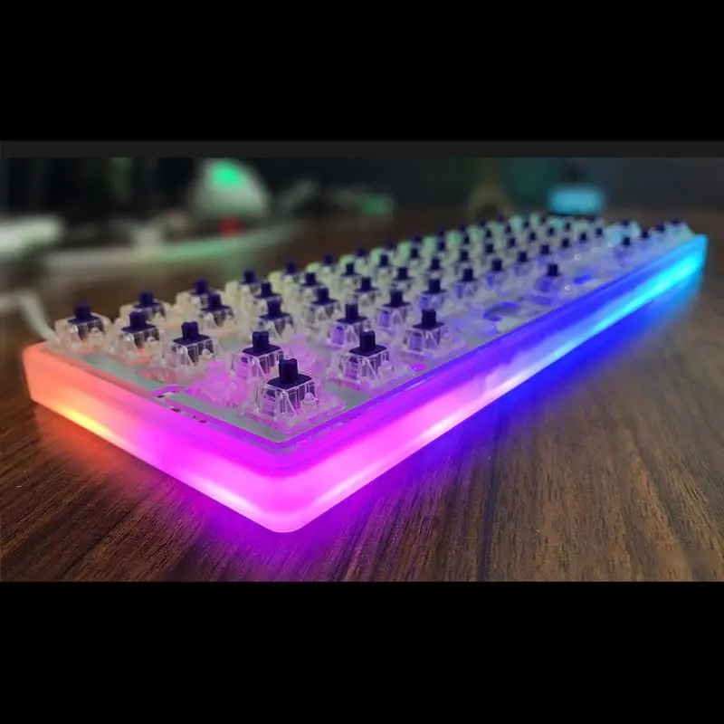 Матовый Акриловый чехол в виде ракушки PCB пластина для GH60 DZ60 Poker2 60% мини-клавиатура