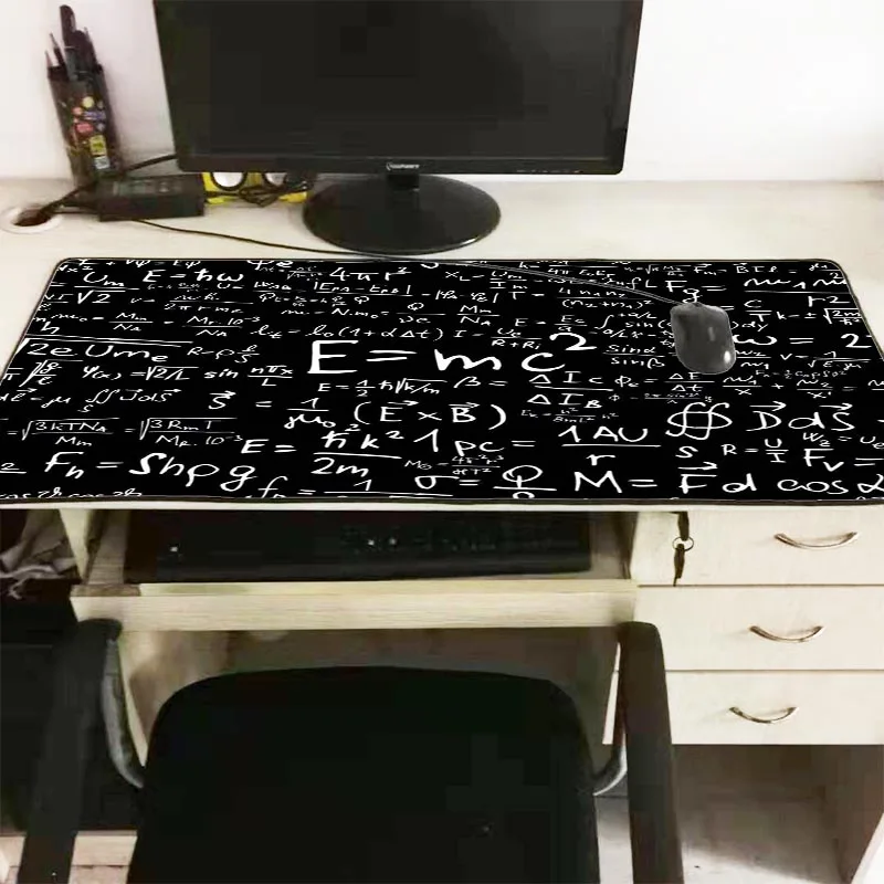Mairuige, большой коврик для мыши 90X40 см, для игрового плеера, стола, ноутбука, резиновый коврик для мыши, коврик для компьютерной мыши, Геометрическая формула и доска