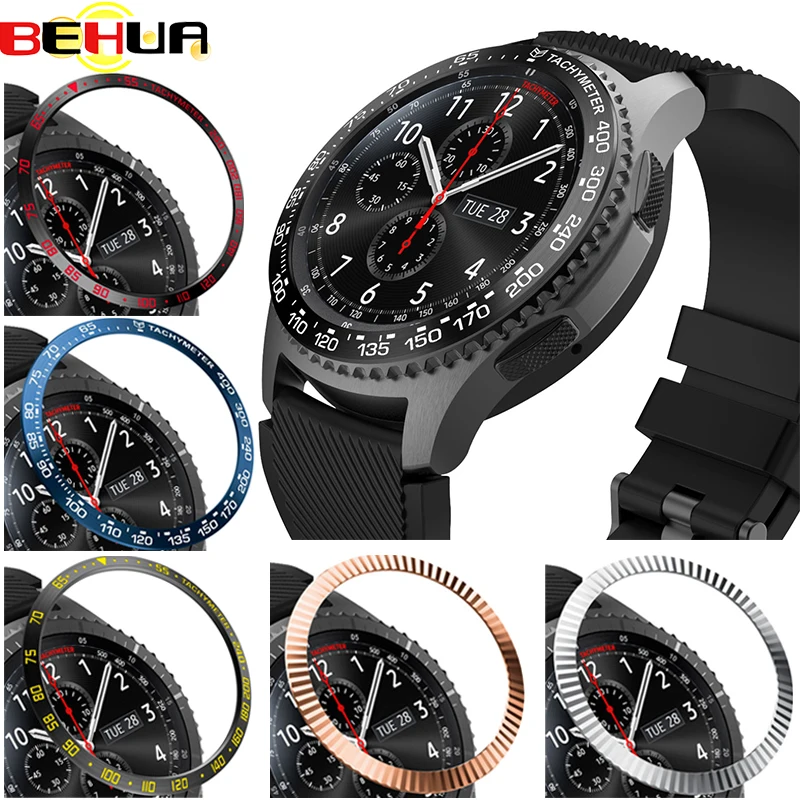 

Cases ring For Samsung Galaxy Watch 46mm 42mm Gear S3 Frontier Gear S2 SM-R720 Ringke Bezel Styling Frame Case Cover Protection