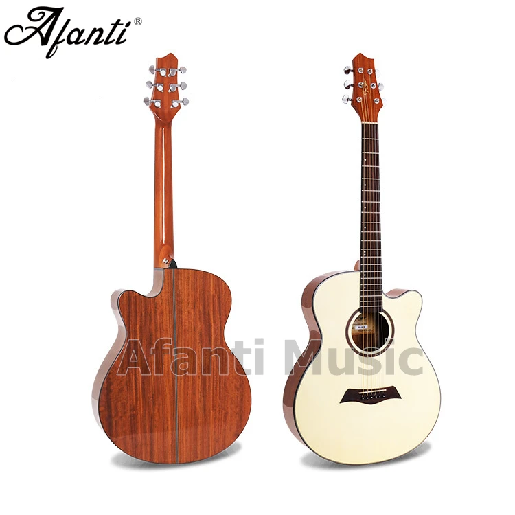 Afanti Music 40 inch Spruce top / Walnut Back &amp Sides Acoustic guitar (WY-043) | Спорт и развлечения