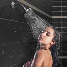 Shower Head Water Saving Shower Head High Pressure 4 Inch 5-setting Adjustable Shower Head Top Spray Bathroom Accessories
