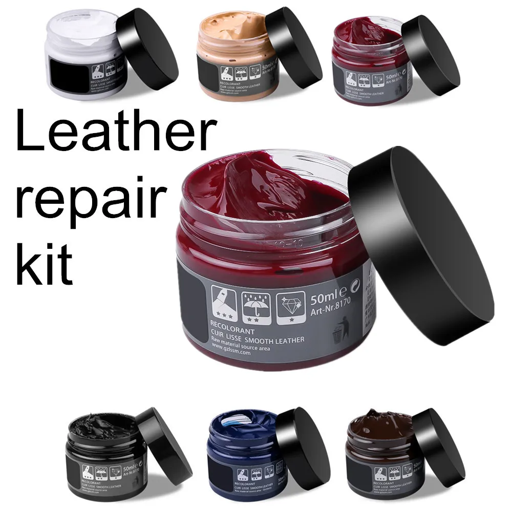 

Leather Repair Tool Car Seat Sofa Coats No Heat Liquid Leather Vinyl Restorer Holes Scratch Cracks Rips Polish Paint Care XD01