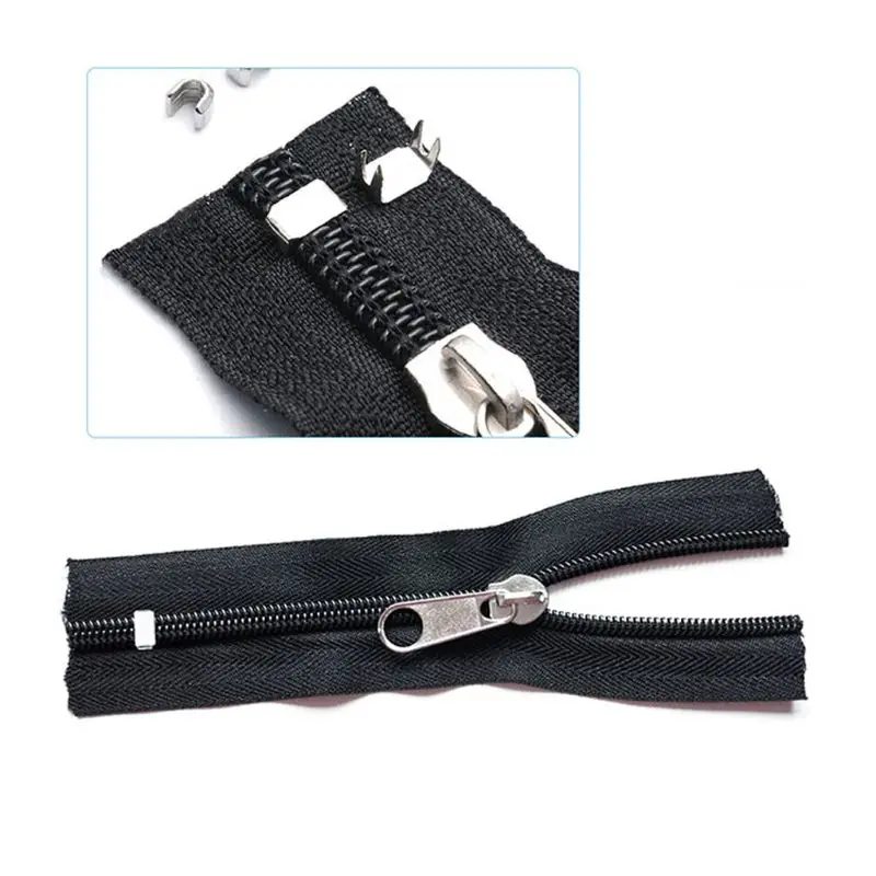 85pcs/set Zipper Repair Kit Sewing Jacket Slider Install Plier Metal Lock  Pull - AliExpress