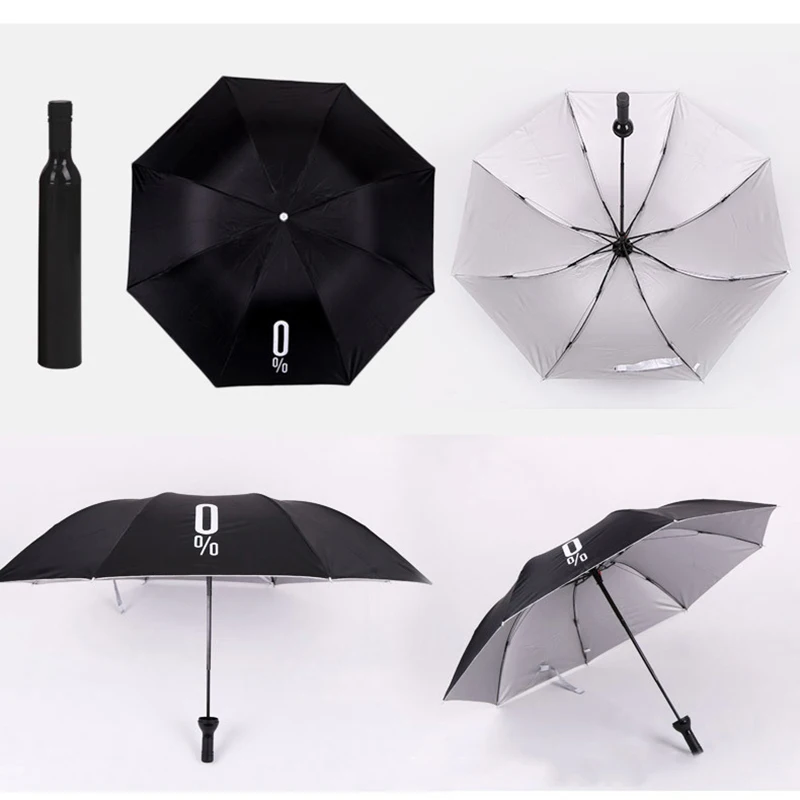 Креативный женский зонт в виде бутылки вина 3 складной зонт от солнца и дождя УФ мини зонт для женщин и мужчин Подарки Зонт от дождя распродажа