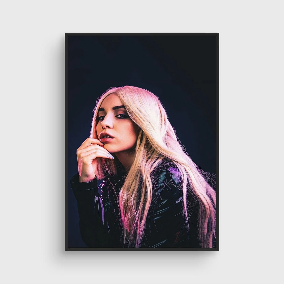 Ava Max Poster Canvas Print Music Rapper Album Star Photo Art Poster Home  Decor Wall Painting (No Frame)
