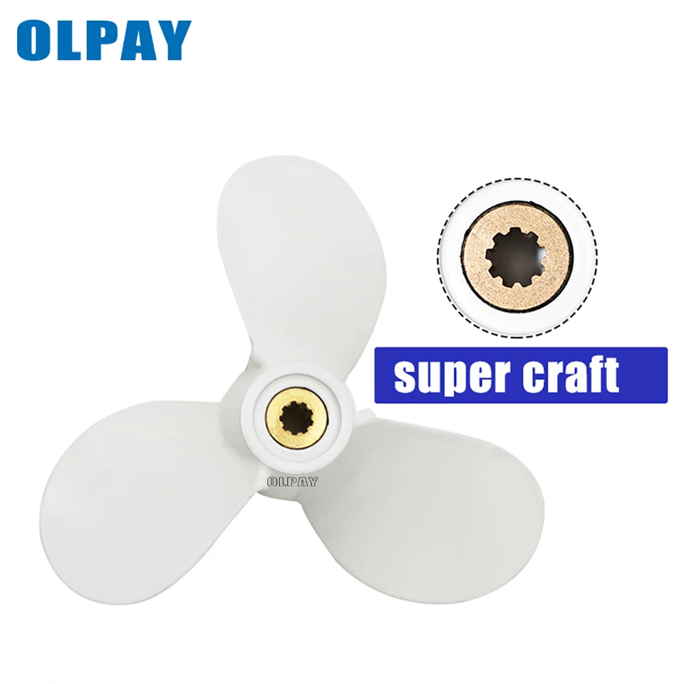 Elica In Rame Per Barca RC 46mm, 7 Pale, Attacco M4, Per Sottomarini E Modelli Navali