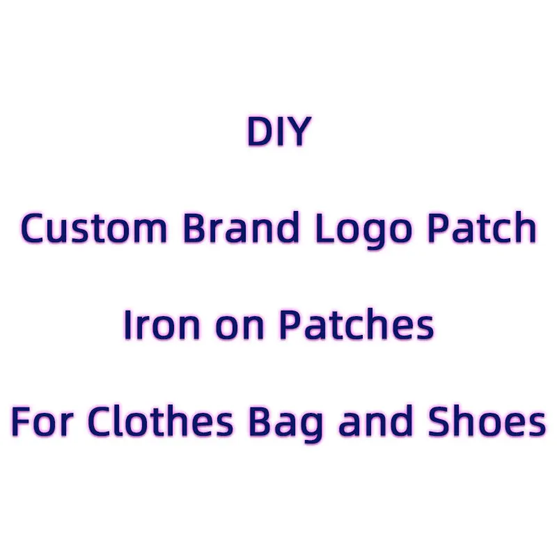 

Fashion Brand Logo Patches Iron on DIY Brand Parches for Jackets Embroidery Stickers on Alternative Clothing Badge Applique