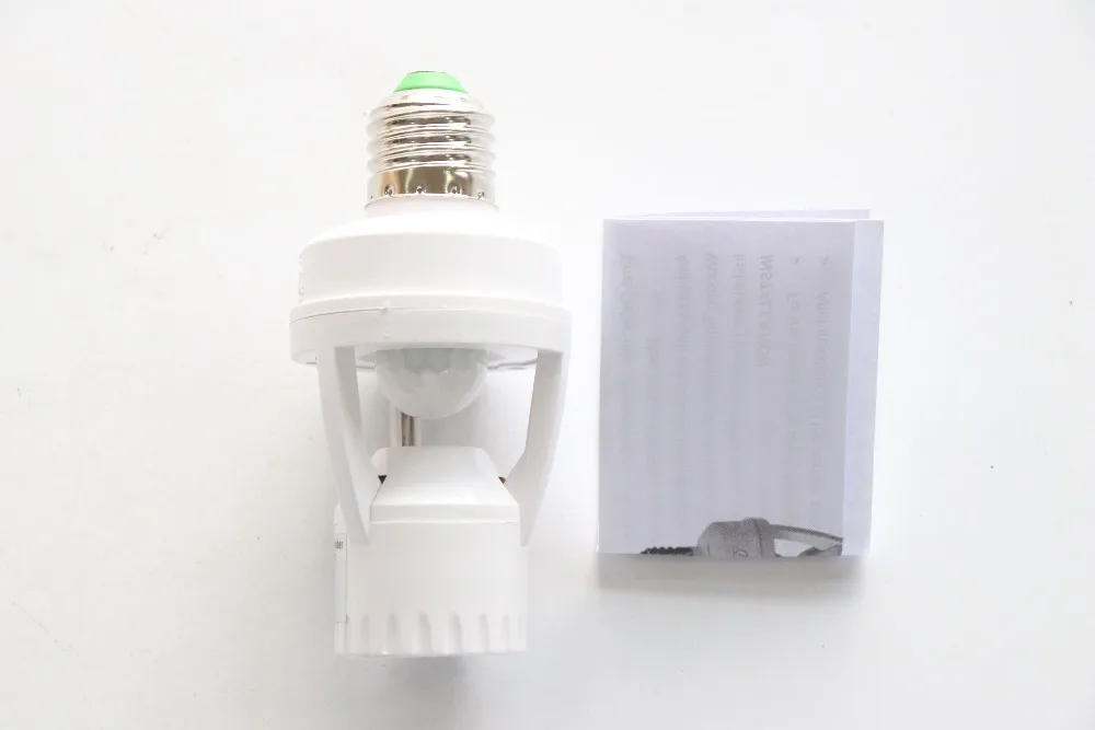 E27 Plug 360 градусов PIR индукционный движения Сенсор инфракрасный детектор движения Сенсор светильник цоколь переключатель Базовая деталь резцедержателя AC110-220V