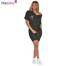 

Plus Size Solid Two Piece Tracksuit 2020 Women Leopard Pockets Loose Top+Bodycon Shorts Sweatsuits Summer 2 Piece Matching Set