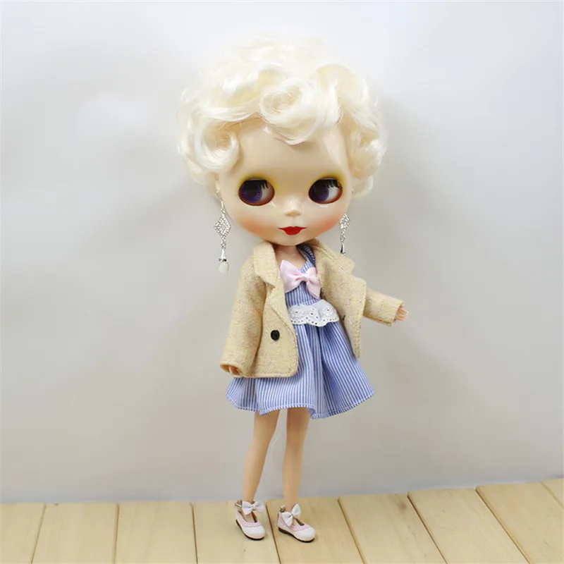 Fortune Days DBS 1/6 Bjd кукла 2 шт. в полоску платье и пальто
