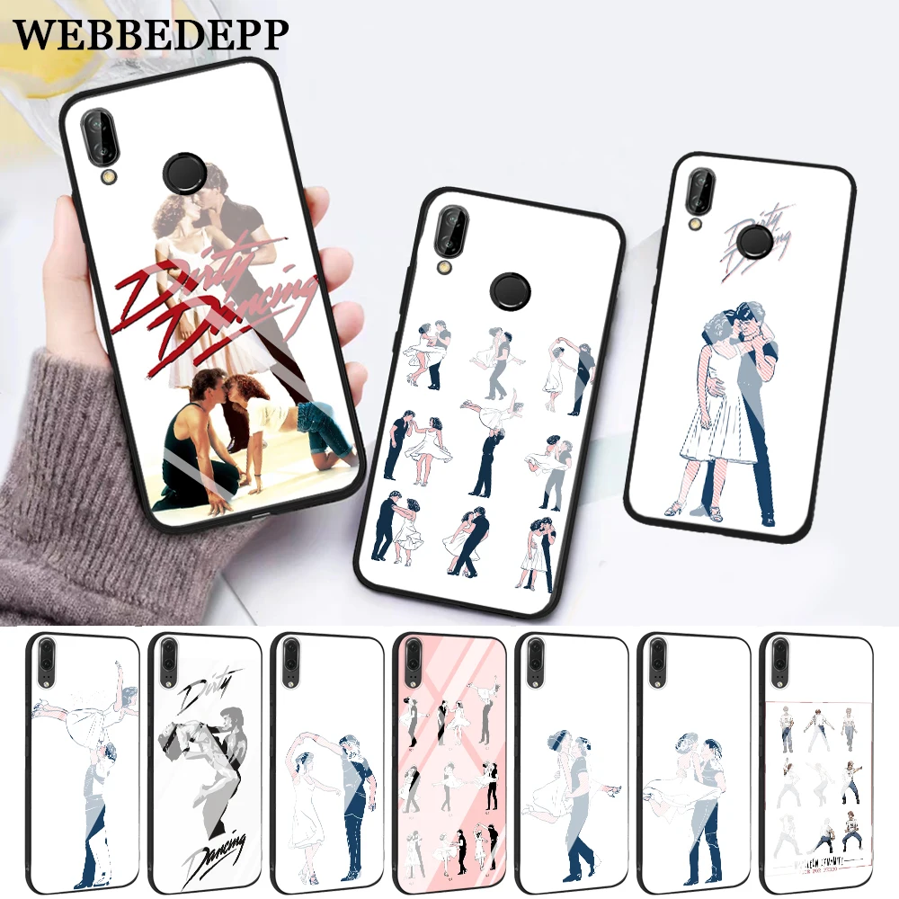

WEBBEDEPP Dirty Dancing movie Glass Case for Huawei P10 lite P20 Pro P30 P Smart honor 7A 8X 9 10 Y6 Mate 20