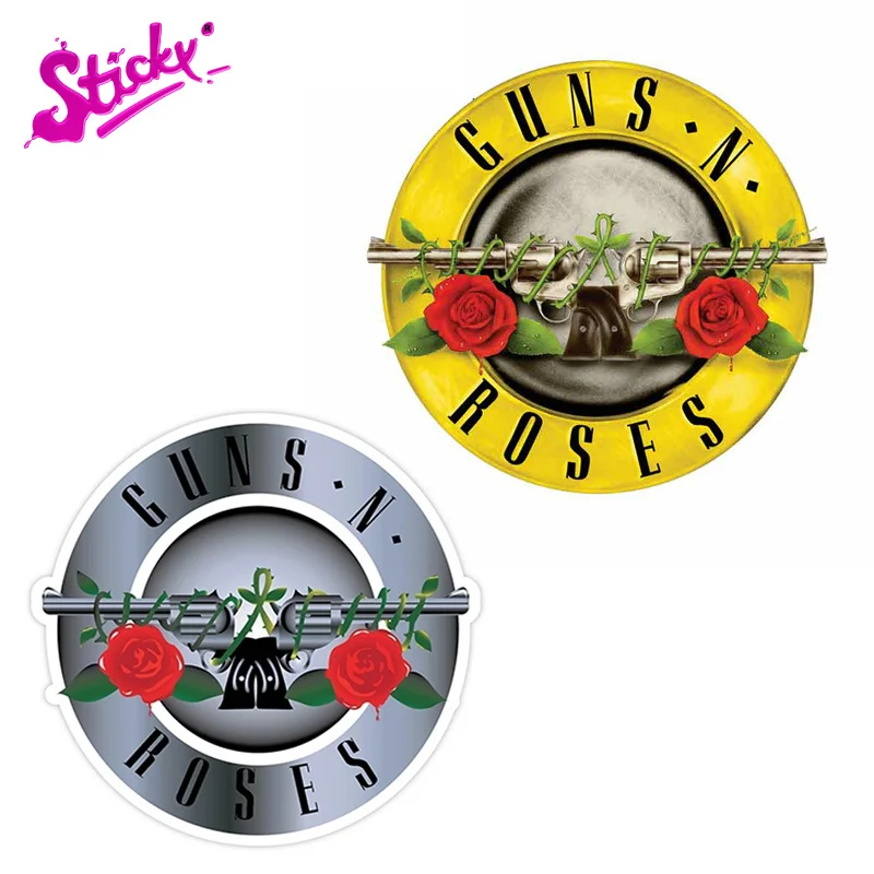 STICKY-Guns-N-Roses-Sign-Badge-Brand-Car-Sticker-Decal-Decor-For ...