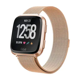 Milanese loop Stainless Steel band For Fitbit Versa SmartWatch Wrist strap Bracelet for fitbit lite/verse 2 Band Accessories Milanese loop Stainless Steel band For Fitbit Versa SmartWatch Wrist strap Bracelet for fitbit lite/verse 2 Band Accessories