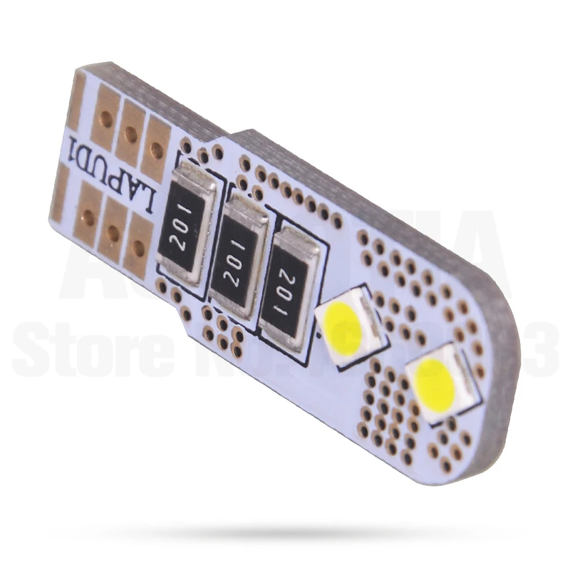 100x Автомобильный светодиодный Lihgts с can-bus T10 светодиодный W5W 4 светодиодный 168 3030 SMD поворот стороны номерного знака светильник лампа габаритного огня