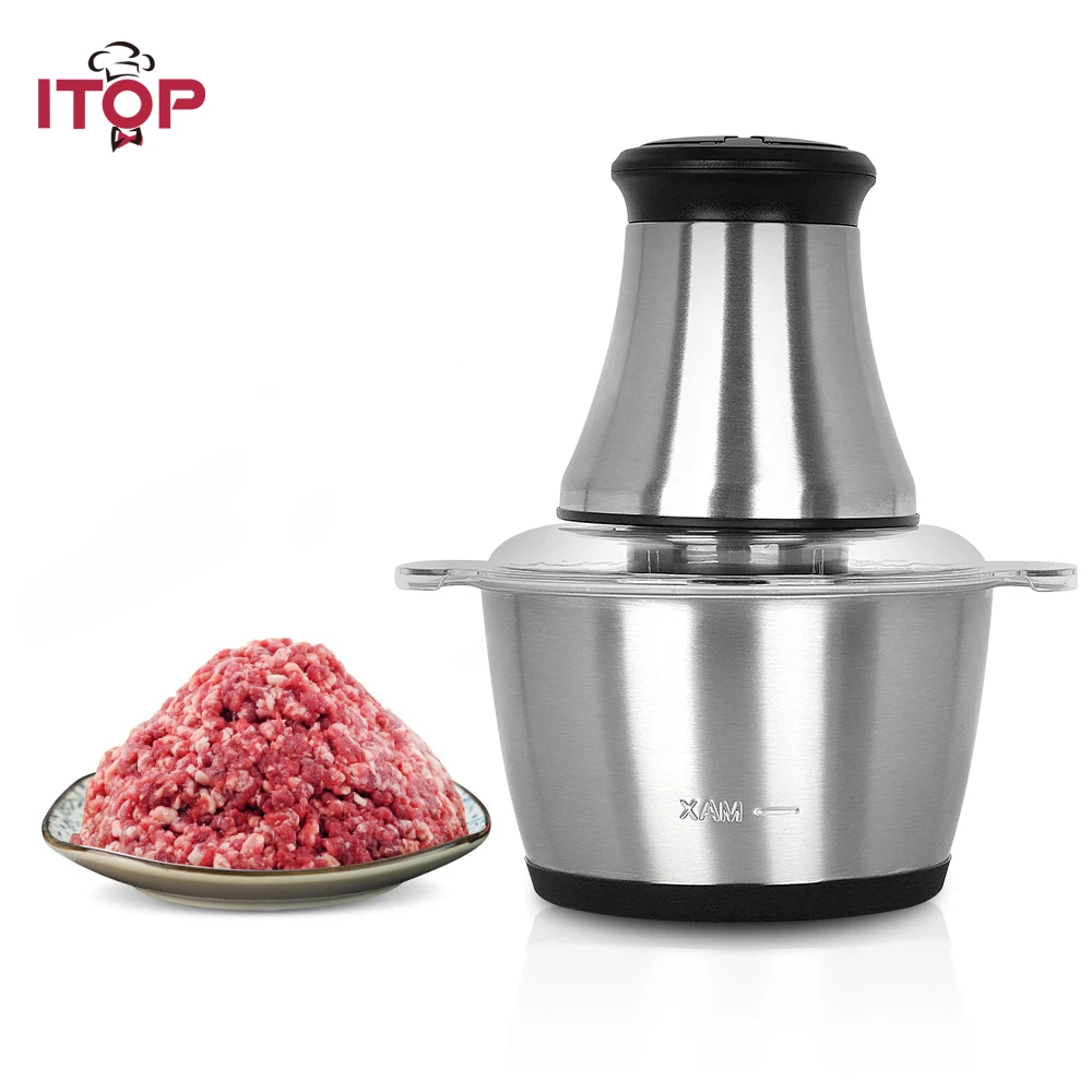 ITOP Новая электрическая мясорубка из нержавеющей стали измельчитель для мяса