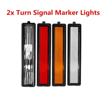 

2pcs Car Rear Left Right Side Turn Signal Marker Light Lamp Lens Fit BMW E30 E32 E34 318i 318is 325es 325i 63 14 1 377 849