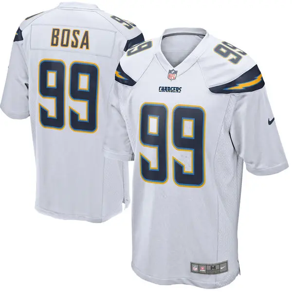 Синий Stitiched, Los Angeles, Joey Bosa Jersey - Цвет: Синий
