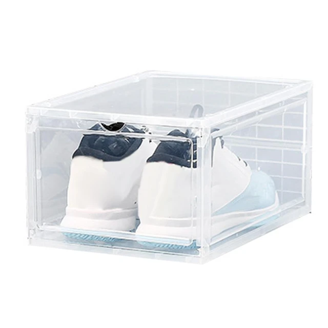 Boîte à chaussures en PP de haute qualité 1 unité, boîtes en plastique  transparentes boîte à tiroir, empilable, organisateur de rangement de  chaussures - AliExpress