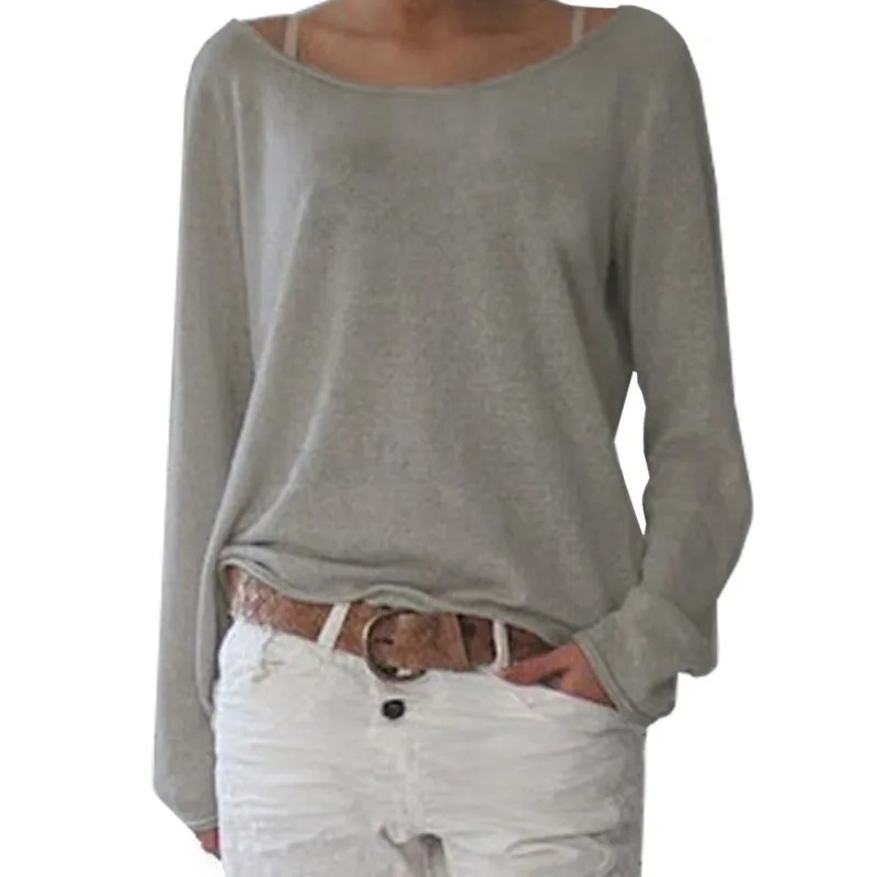 

Women's T-Shirts Autumn/Winter Long Sleeve Tops Clothing Solid Girls Top For Women