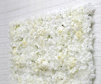

40cm*60cm European Style Rose Flower Wall Wedding Decoration Background Wall Shop Window Decoration Simulation Plant Wall