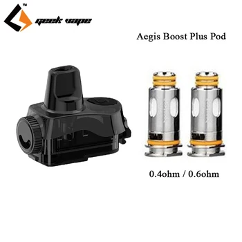 

Original GeekVape Aegis Boost Plus Pod Cartridge 5.5ml Capacity with 0.4ohm/0.6ohm Coil DTL/MTL Vape for Aegis Boost Plus Kit