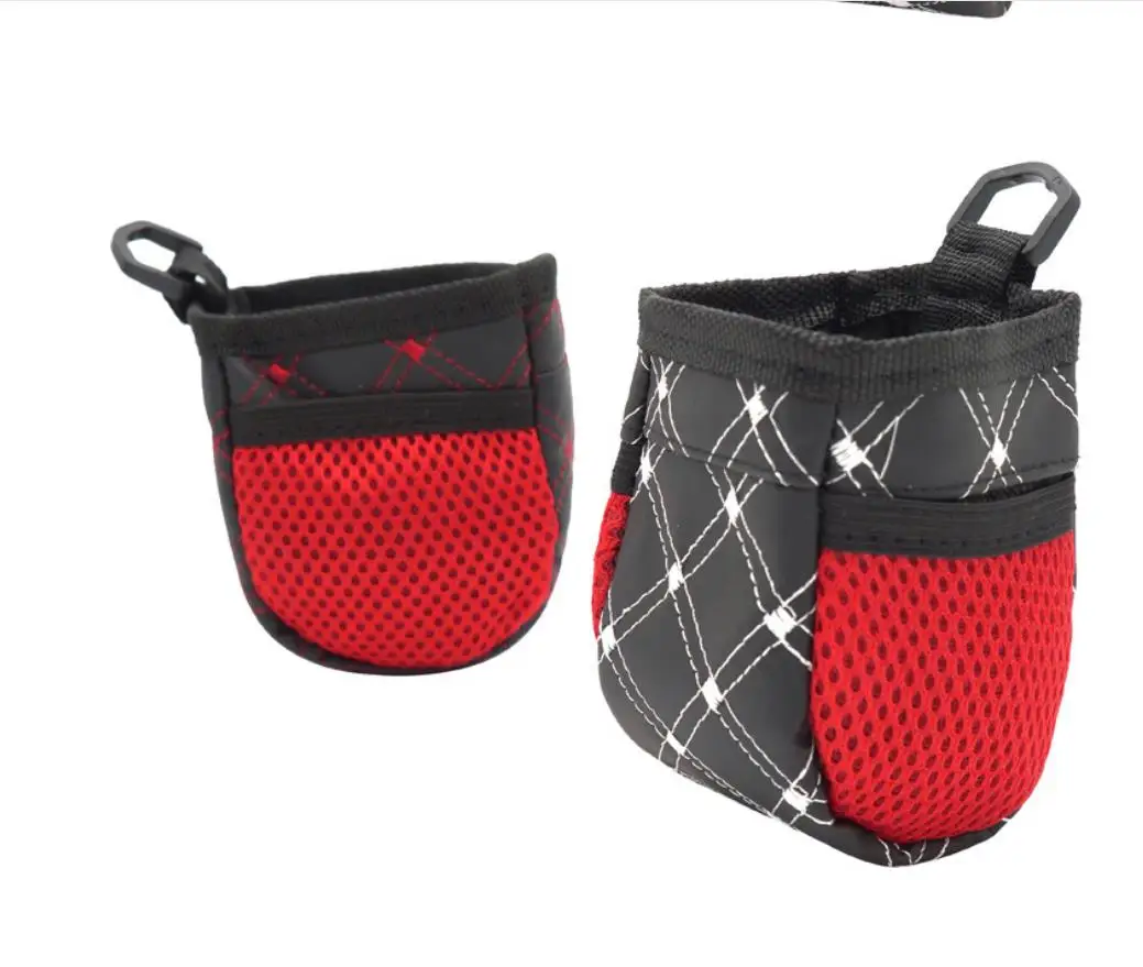 

Car Storage Trash Box Bag Outlet Vent Tidy Storage Organizer Auto Interior Accessories Pocket Glasses Phone Container PU Leather