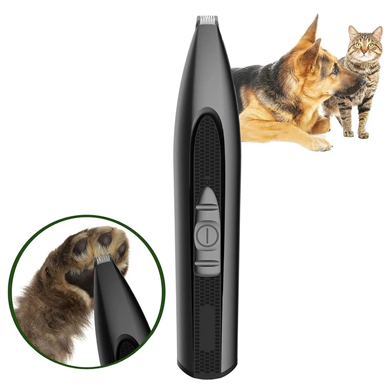 Electric Pet Nail Hair Trimmer Grinder Dogs Dog Haircut Paw Shaver Clipper Pet Grooming Tool|Dog Hair Trimmers| - AliExpress