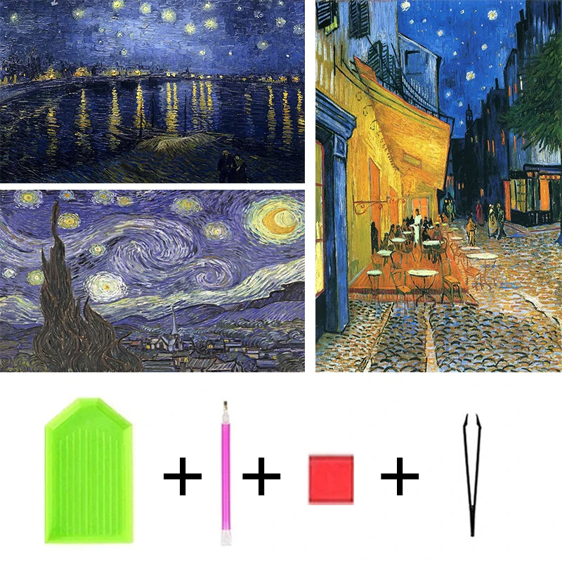 Famous Painter Vincent Van Gogh 5d Diy Diamond Full Square Diamond