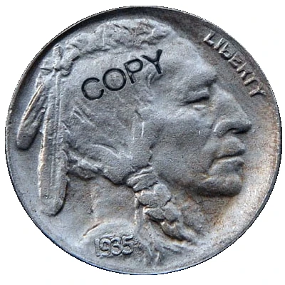 USA 1935 P,D,S BUFFALO NICKEL COPY COINS