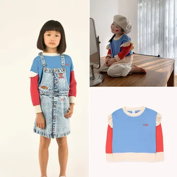 

EnkeliBB 2020 AW Kids Girls Knit Sweaters Brand Fashion Design Tops For Autumn Winter Baby Girl High Quality Cotton Sweater Top