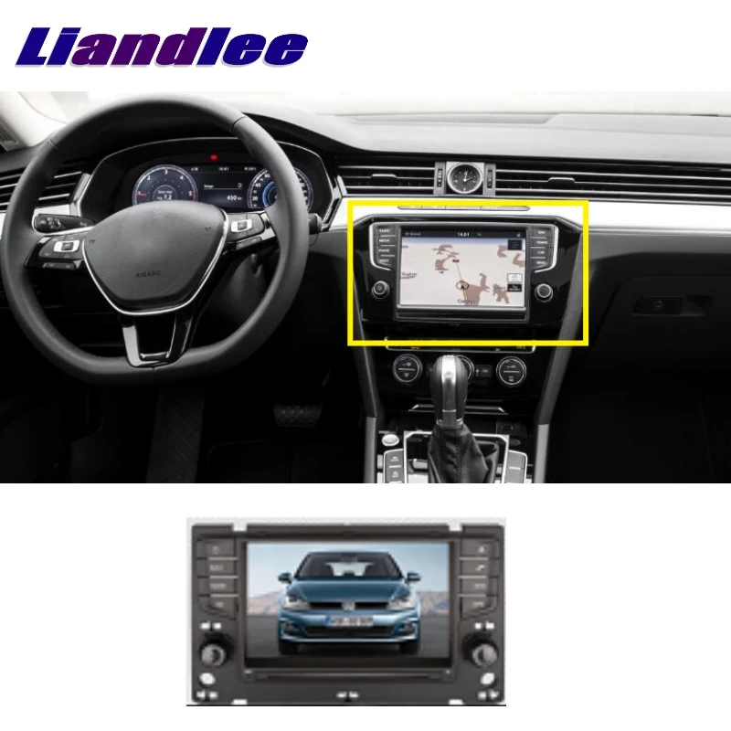 Для Volkswagen VW Golf 5 Golf 7 Passat B8 LiisLee автомобильный мультимедиа, ТВ DVD gps аудио Радио стерео стиль навигация NAV