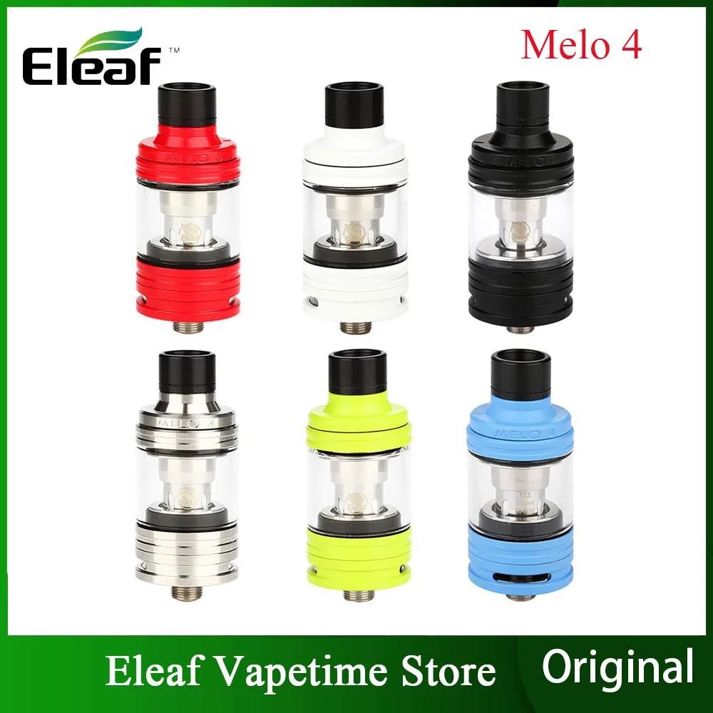 Оригинальный Eleaf Melo 4 форсунки 2 мл D22 &amp 5 D25 бак 0.3ohm/0.5ohm EC2 катушки голову подходит