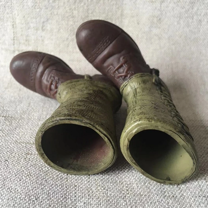 1/6 Scale WWII US Army Military Leggings Boots Model Ranger Soldier Shoes Hollow For 12Inch Male Body Action Figure Toys Doll