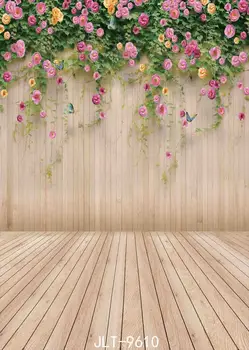 

SHENGYONGBAO Art Fabric Custom Photography Backdrops Prop Wood planks board Photo Studio Background BM-831