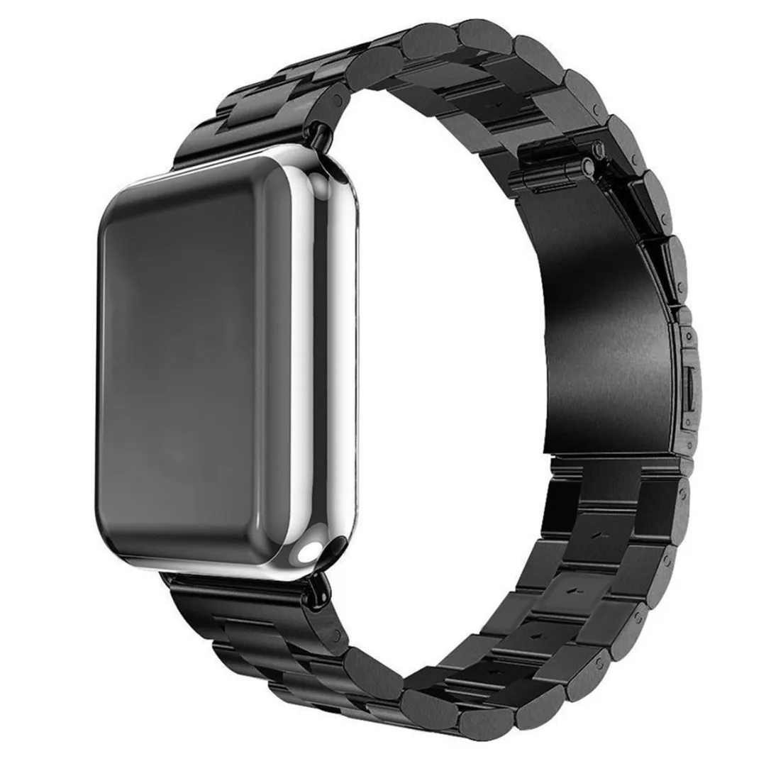 Ремешок из нержавеющей стали для Apple Watch 42 мм 38 мм 40 мм 44 мм металлический браслет для часов Ремешок для часов iWatch серии 1/2/3/4/5