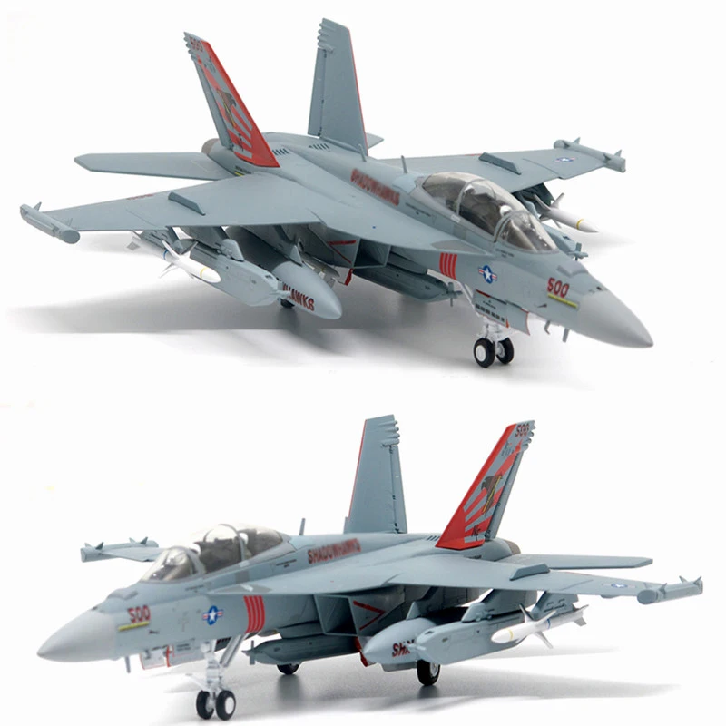 Fine 1: 72 США ВМС EA 18G VAQ 141 Roar электронные военные самолеты Сборная модель из сплава| |