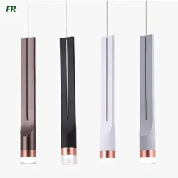 LED réception colonne de lustre Nordique spots lustre plat créatif restaurant bar chambre lustre 