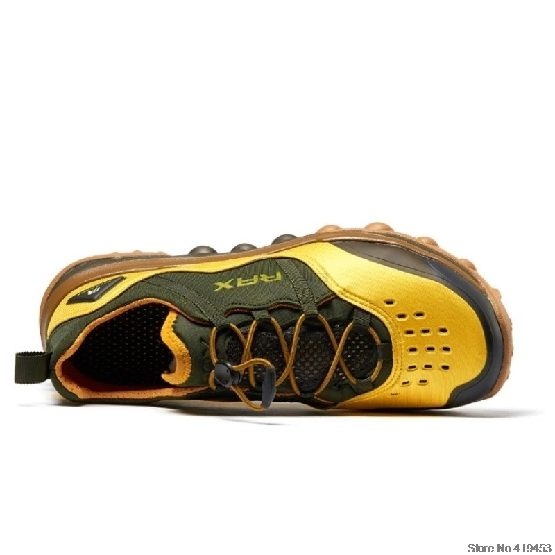 Rax походная обувь, мужские кроссовки, аутентичная Уличная обувь, дышащая мужская многофункциональная противоскользящая амортизирующая альпинистская обувь# B2515