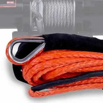 

4M Heavy Duty 5 Ton Car Tow Cable Towing Pull Rope Strap Hooks Van Road Recovery Car Trailer Cable Traction Rope