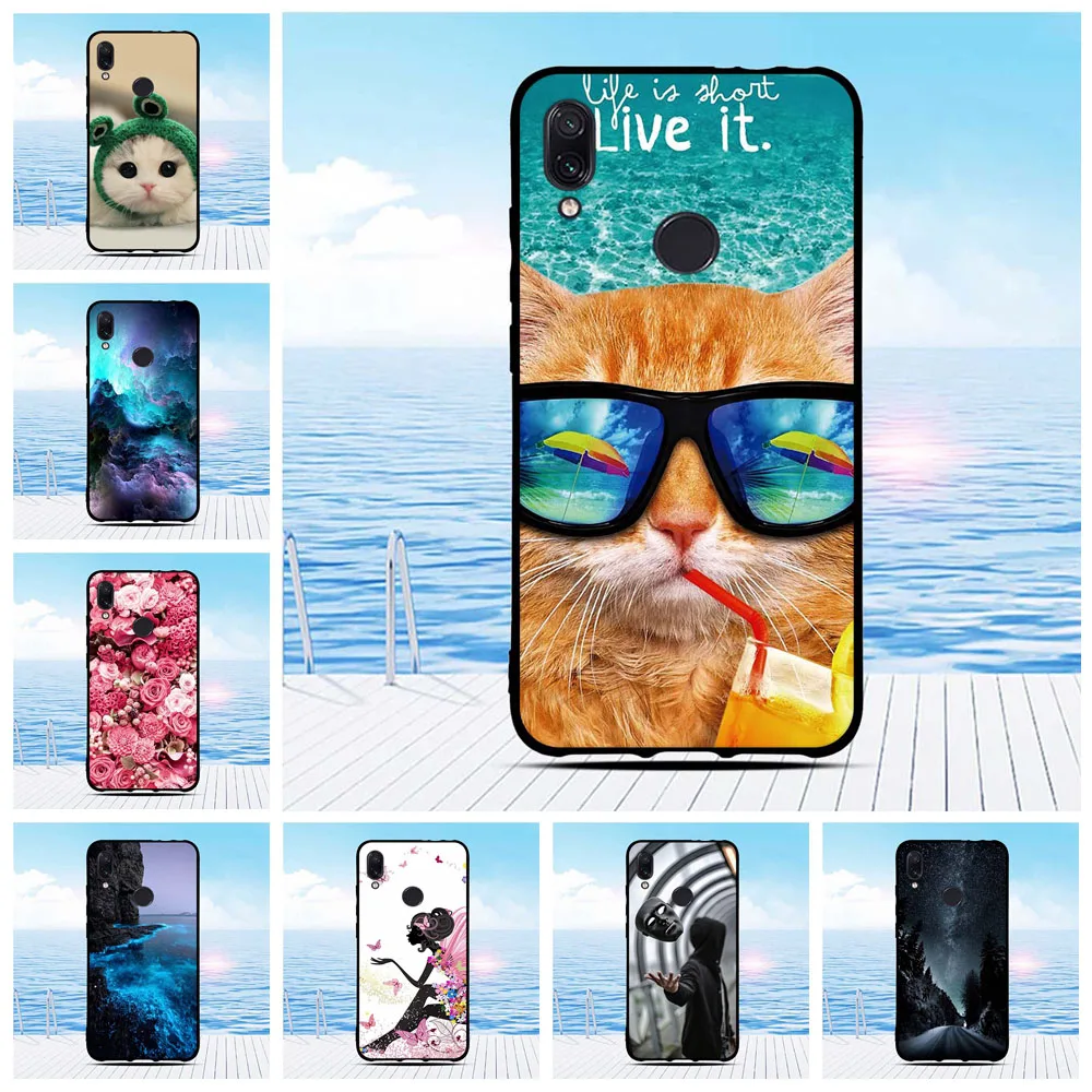 

For Xiaomi Redmi Note 7 Cover 3D Case TPU Silicone For Xiaomi Redmi Note 7 Pro Cartoon Fundas For Redmi Note 7 Coque Printing