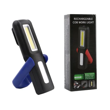 

Magnetic LED COB Inspection Lamp Work Flashlight Light Rechargeable USB Torch Work Light