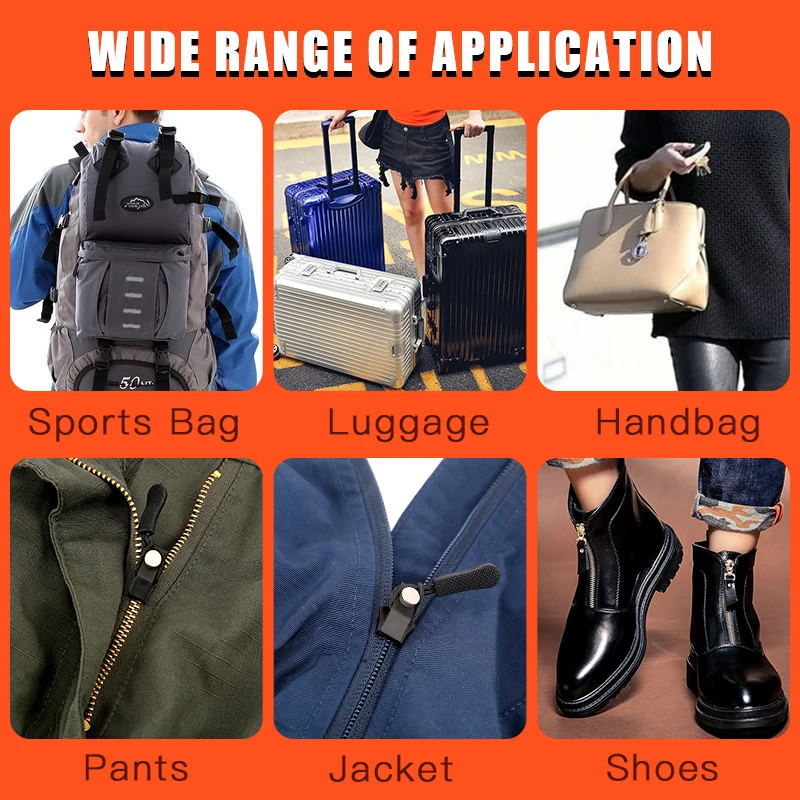 Universal Instant Fix Replacement Zipper Repair Kit