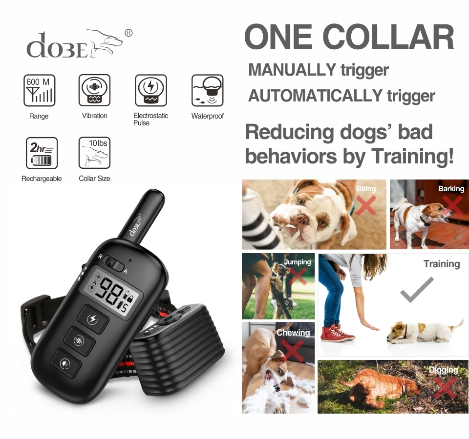2nd Dog Training Bark Collar DB500