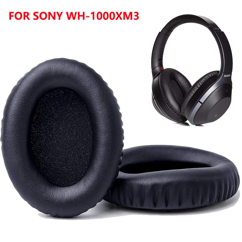 Накладки для ушей Sony 1000XM3 из Протеиновой кожи и пены с памятью беспроводные Bluetooth
