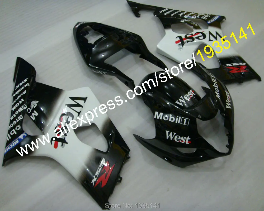 Для Suzuki GSX-R1000 K3 2003 2004 GSXR1000 03 04 GSXR 1000 West комплект обтекателей(литье под давлением